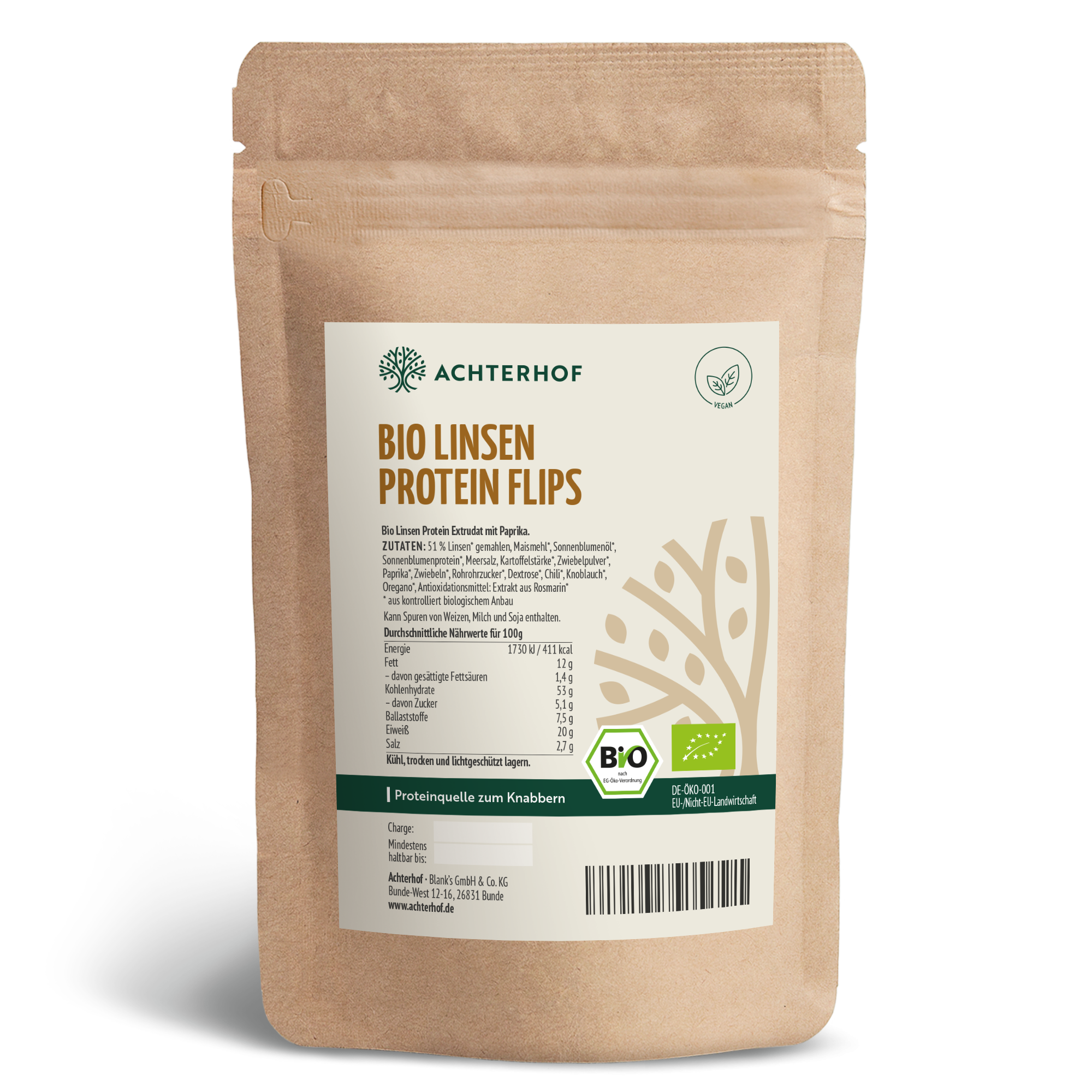 Bio Linsen Protein Flips (100g)