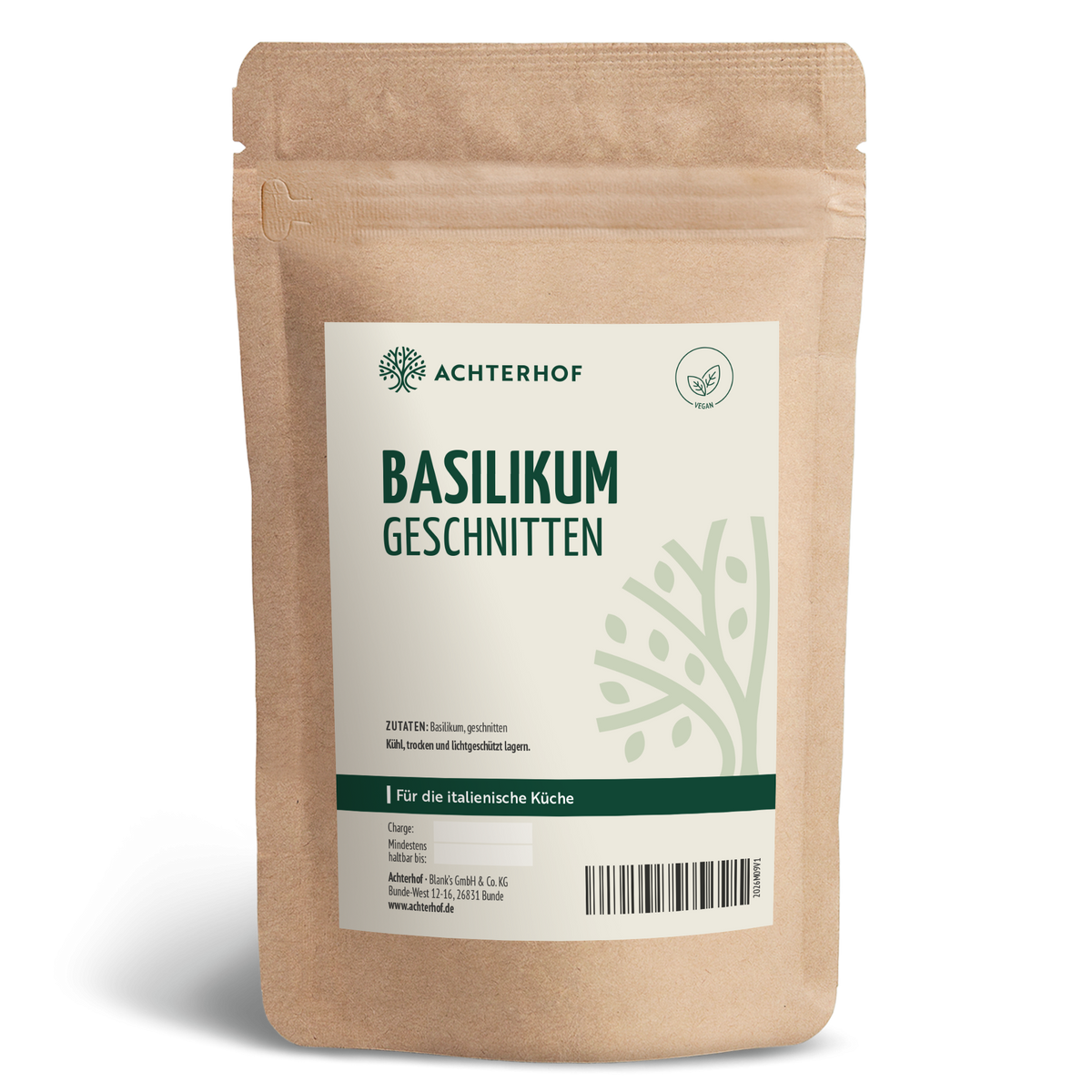 Basilikum geschnitten (250g)