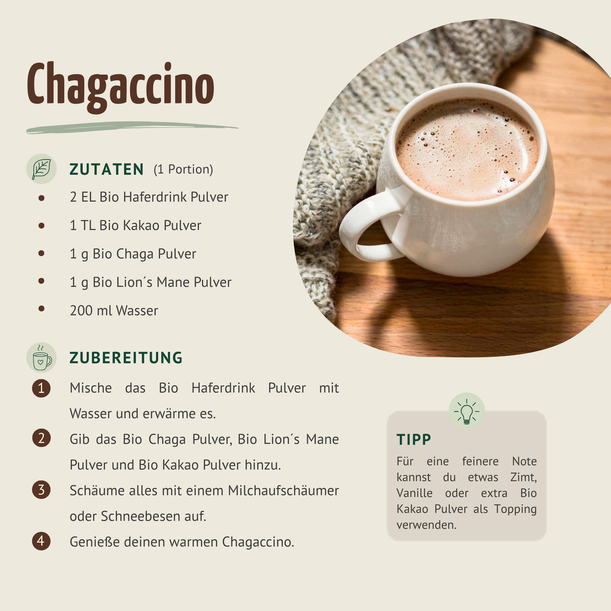 Bio Chagaccino Set
