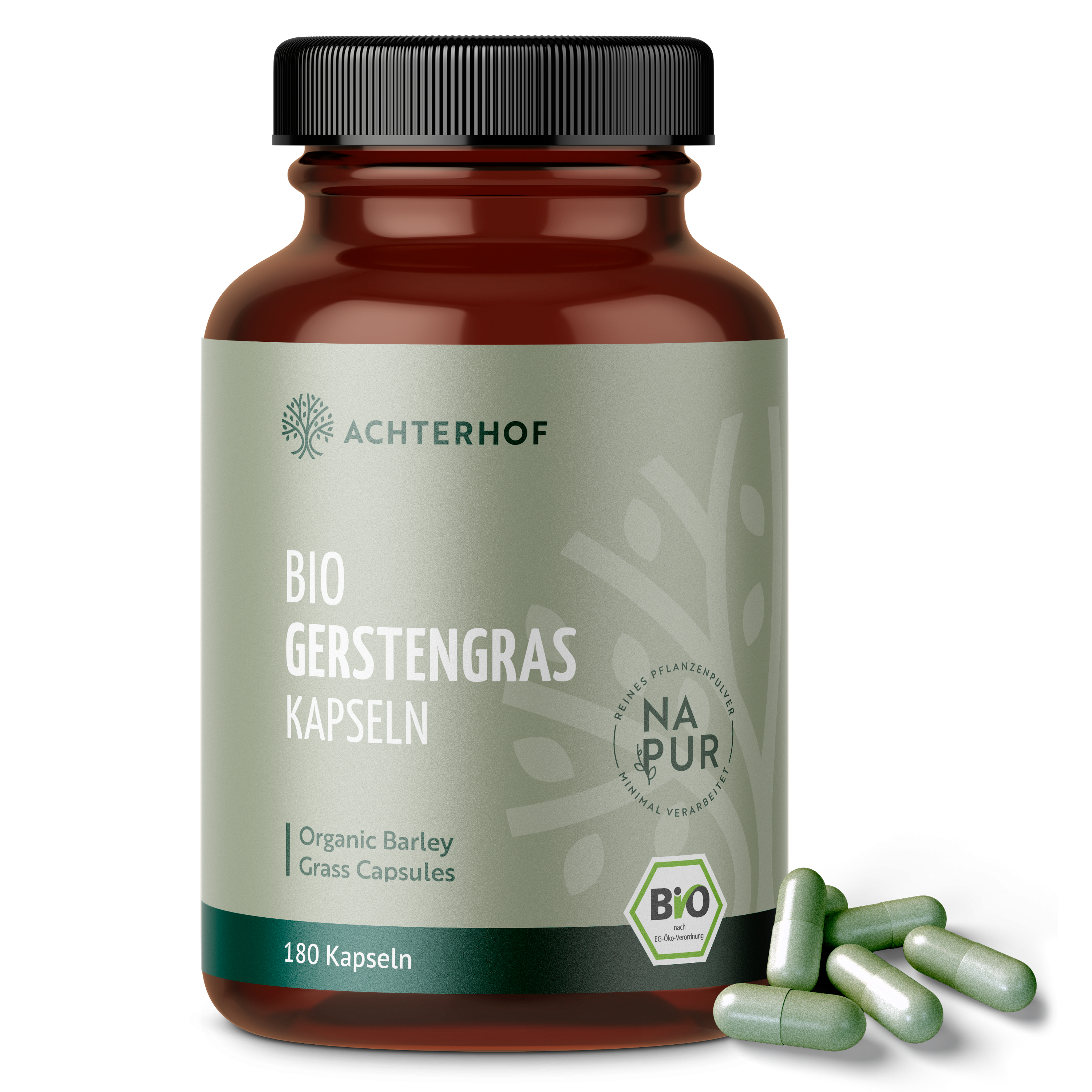 Bio Gerstengras Kapseln (180 Kapseln)