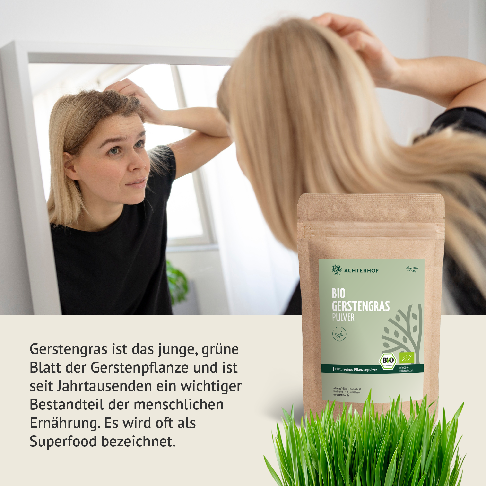 Bio Gerstengras Pulver (500g)