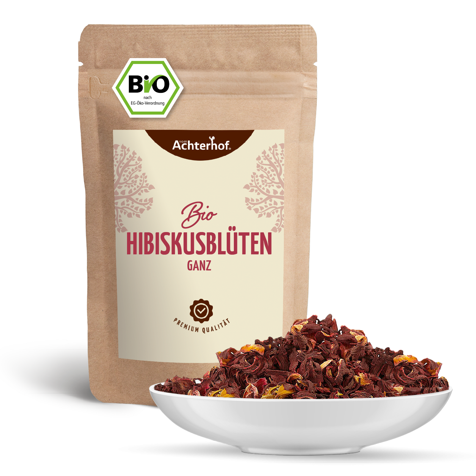 Bio Hibiskusblüten ganz (1000g)