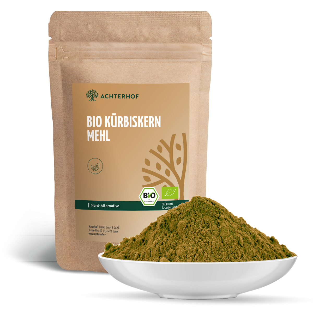 Kürbiskern Proteinmehl Bio (1000g)