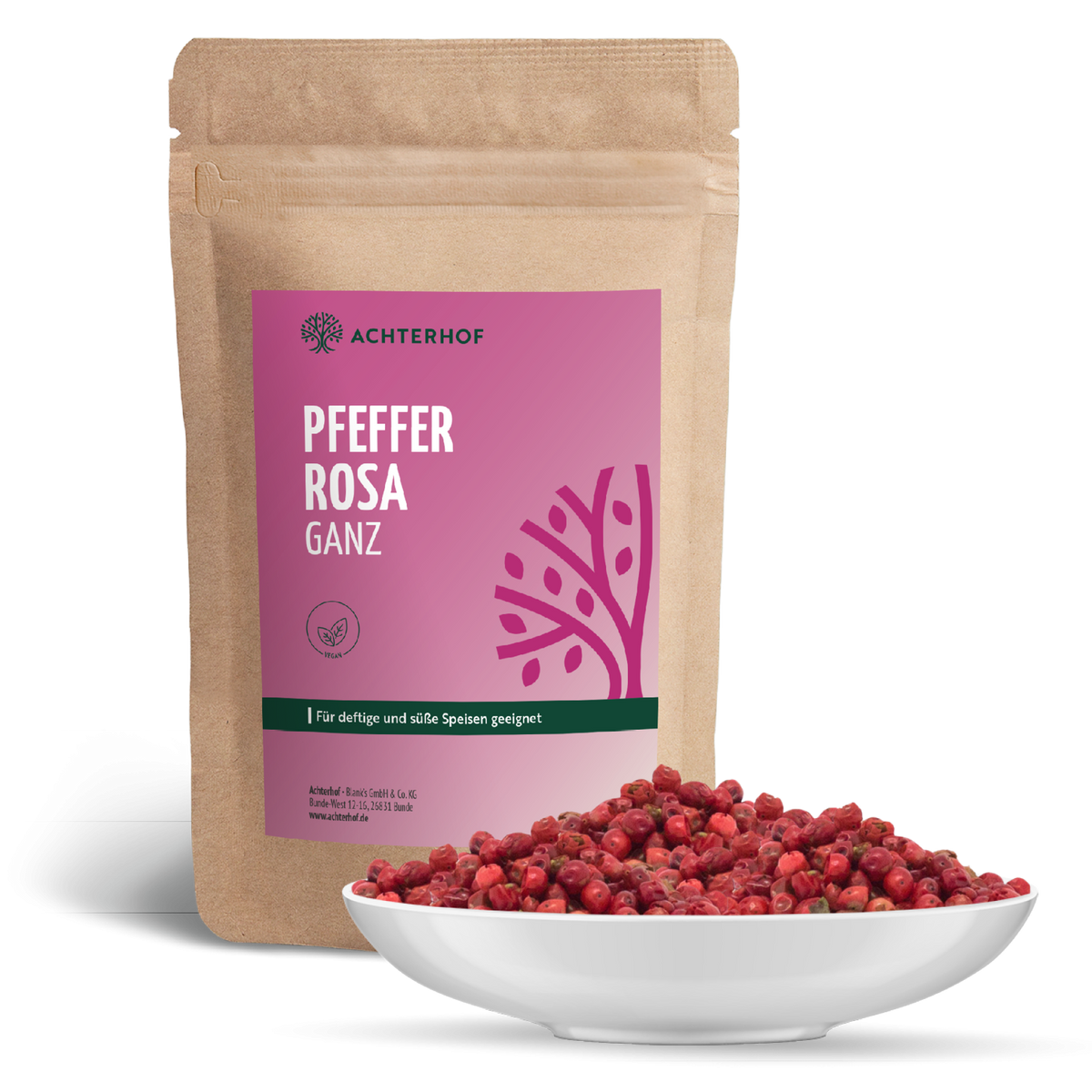 Pfeffer rosa ganz (250g)