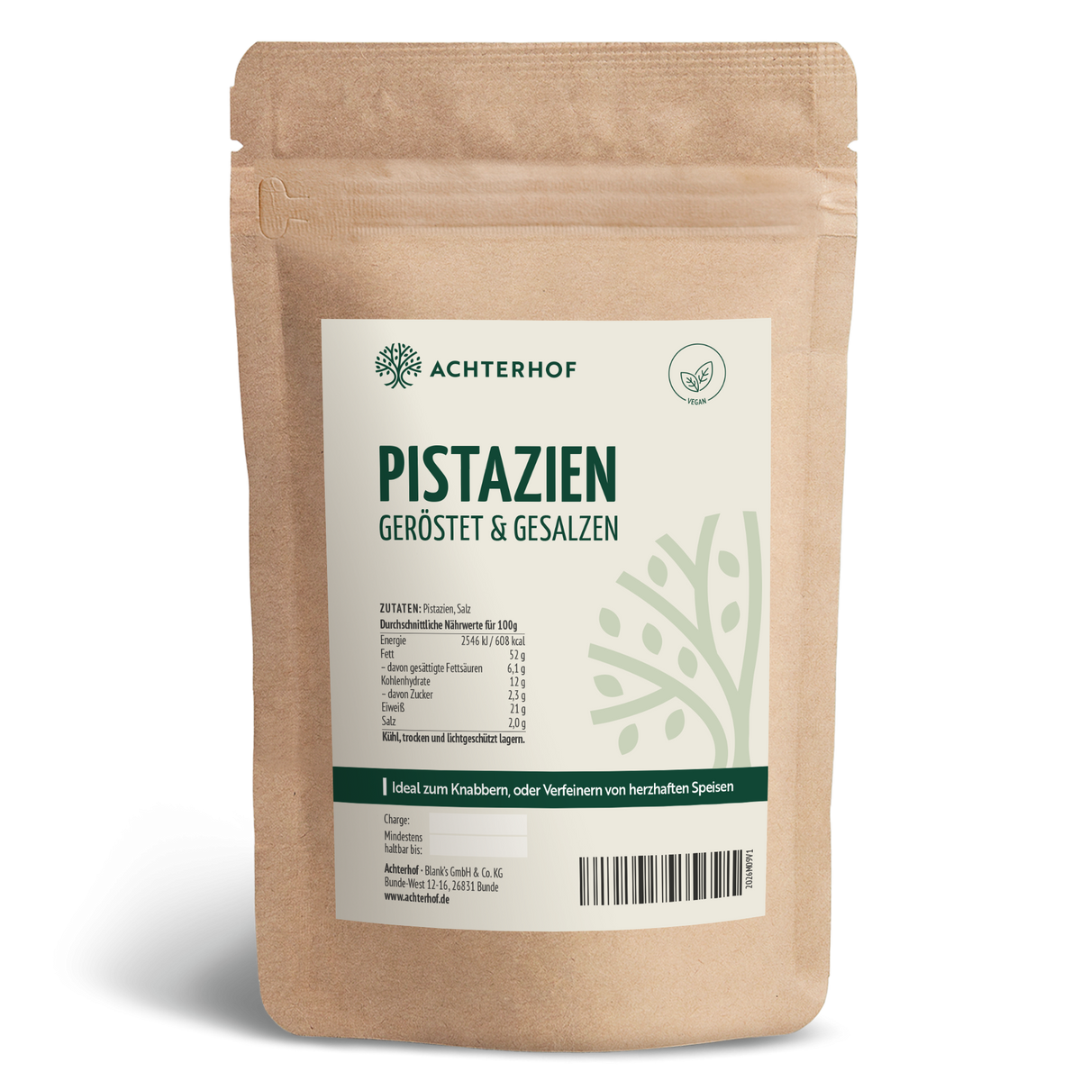Pistazien geröstet & gesalzen (1000g)