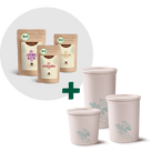Mond Milch Mischung 3er Bio Set + Frischhaltedosen