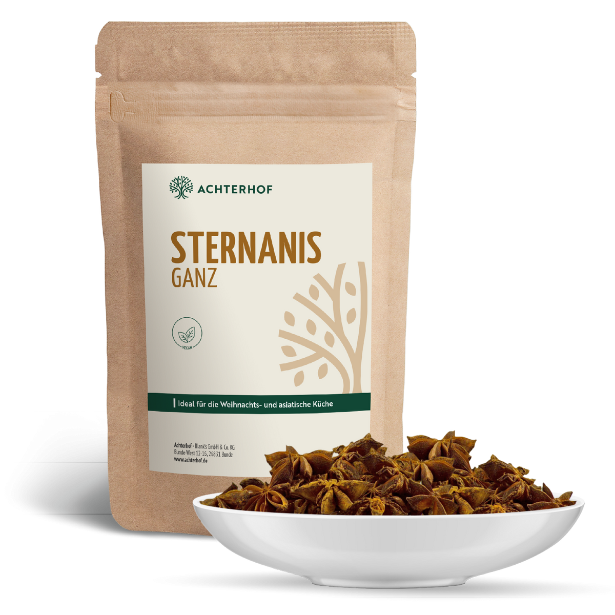 Sternanis ganz (1000g)