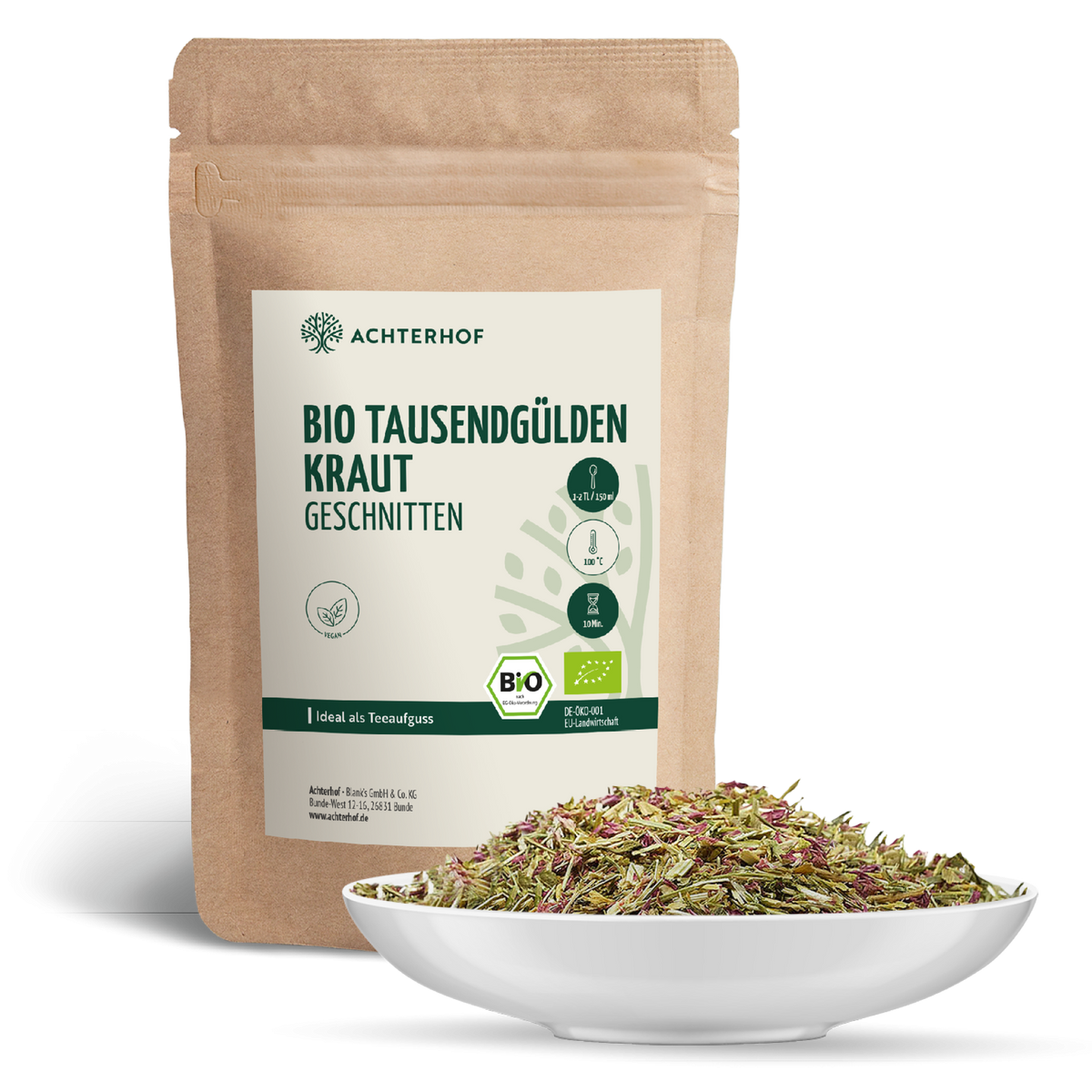 Tausendgüldenkraut geschnitten Bio (250g)