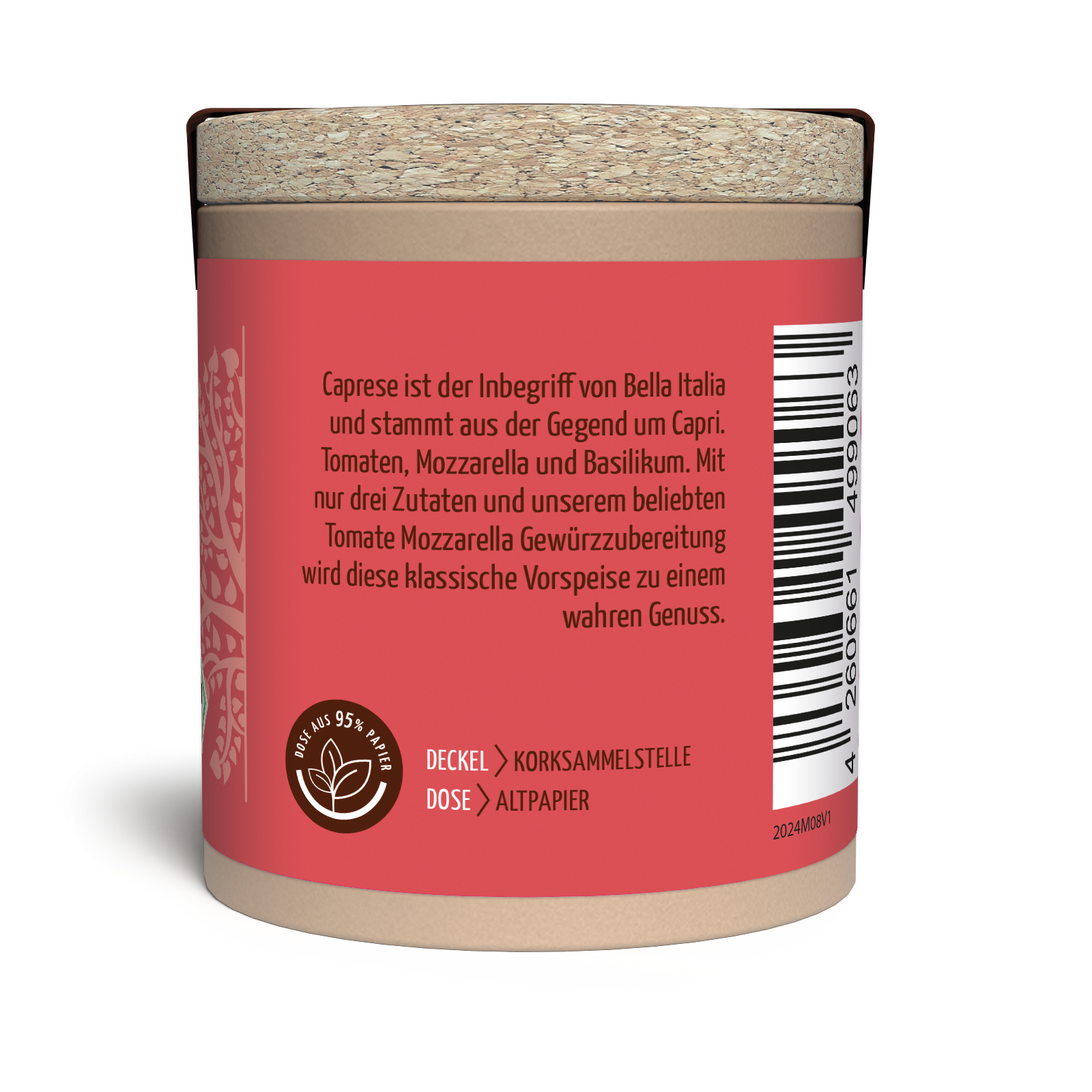 Tomate Mozzarella Gewürzzubereitung Bio (57g)