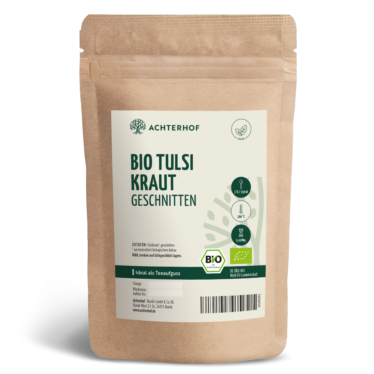 Tulsikraut geschnitten Bio (500g)