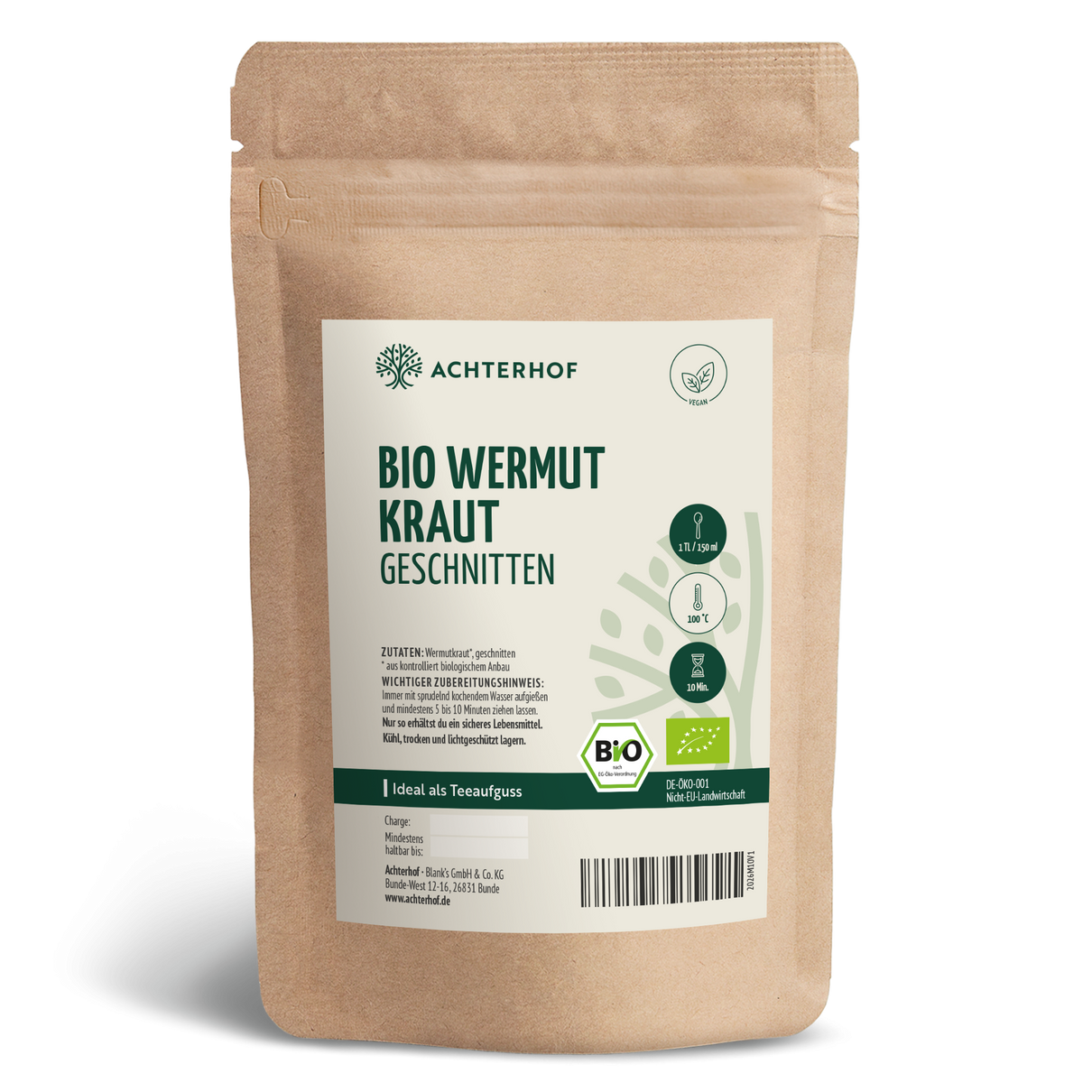 Wermutkraut geschnitten Bio (100g)