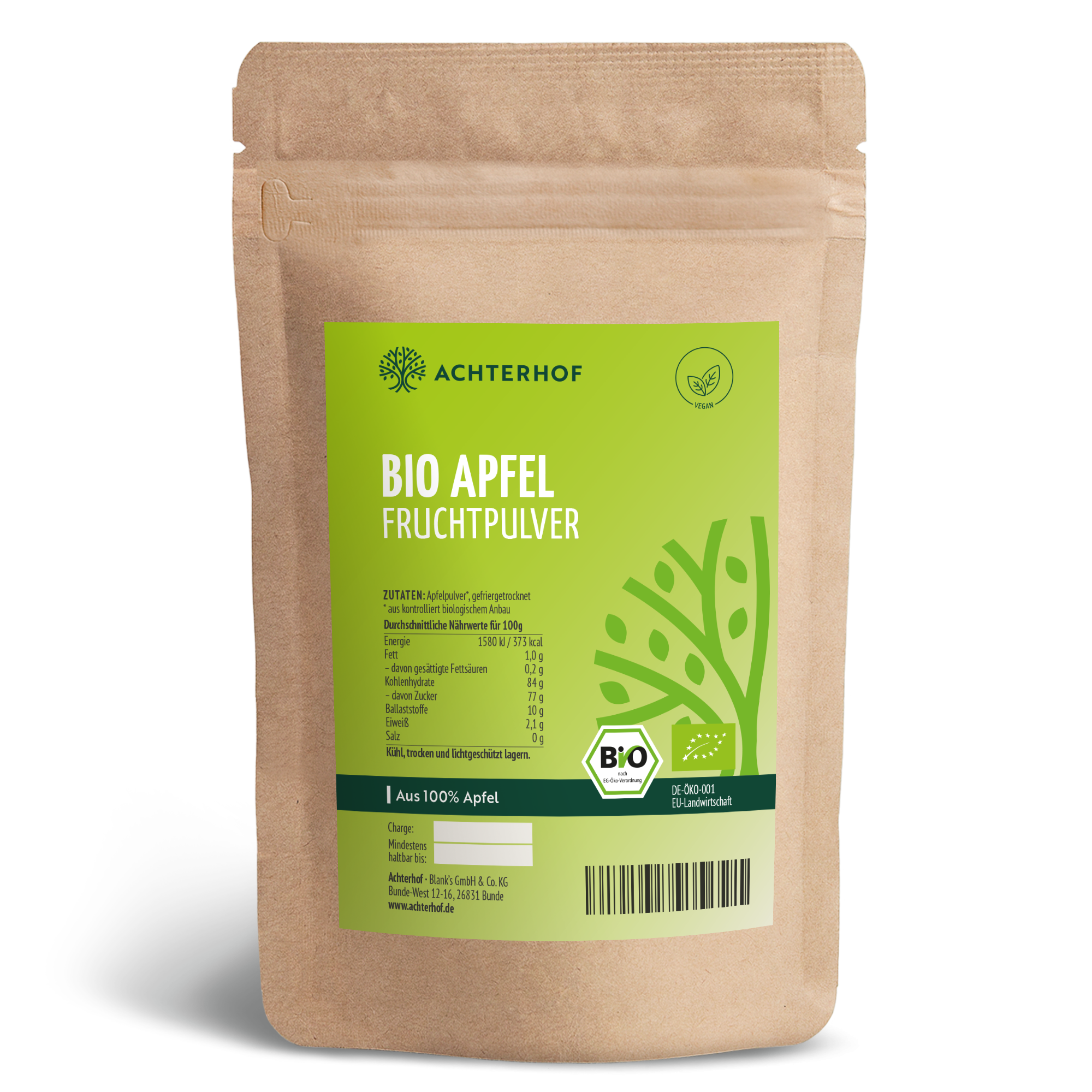 Bio Apfel Fruchtpulver (250g)