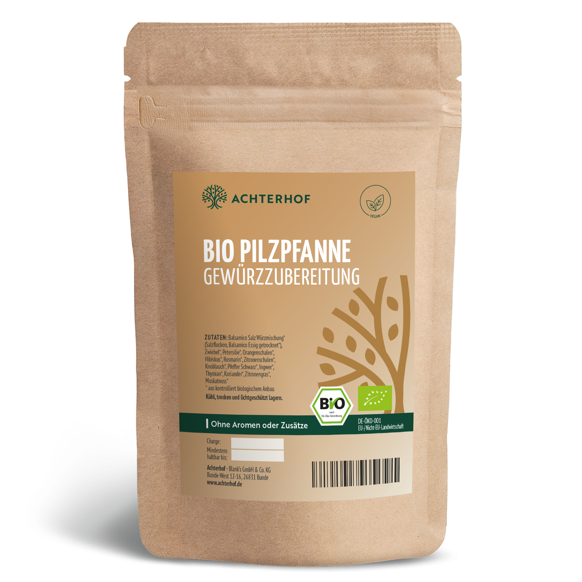 Bio Pilzpfanne Gewürzzubereitung (100g)