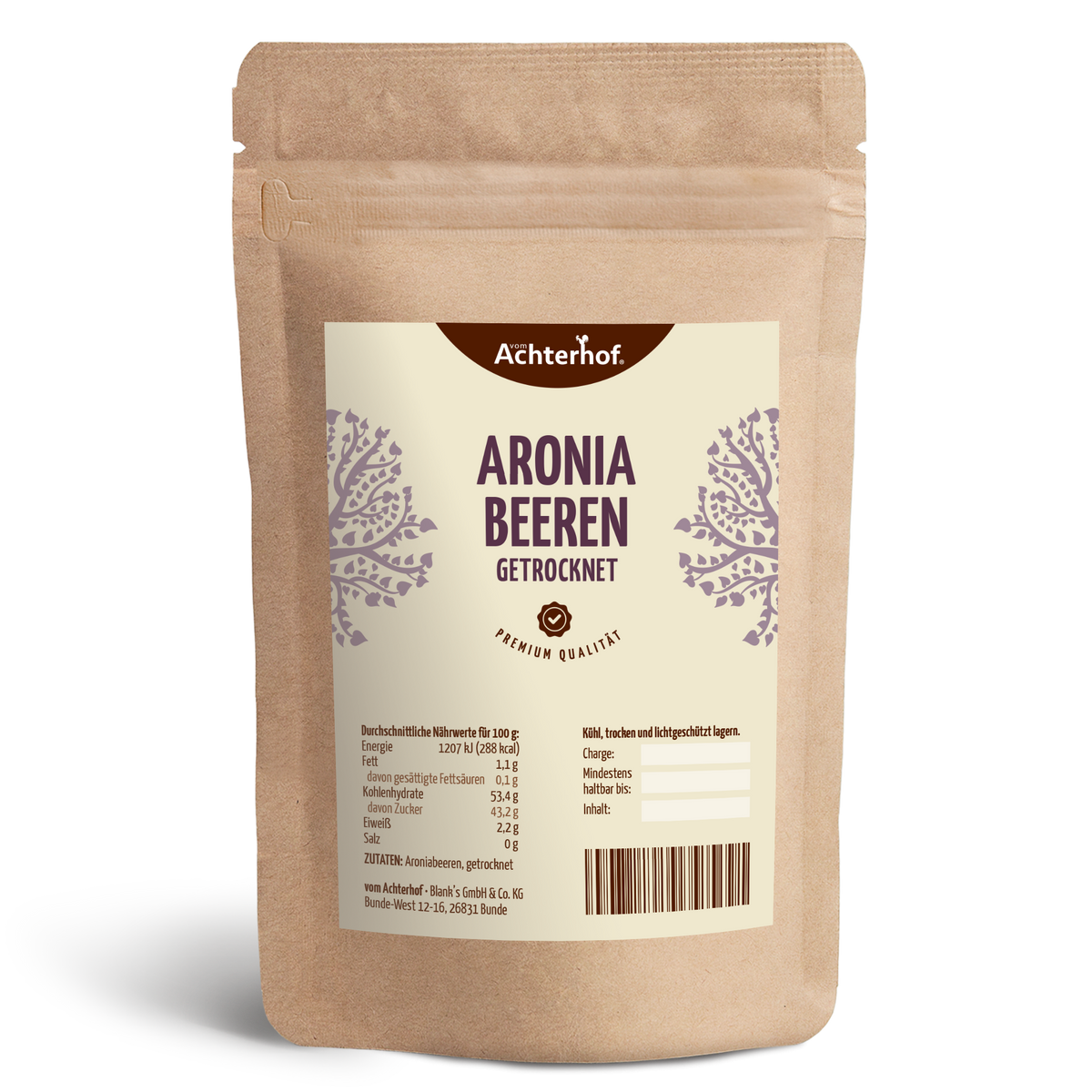Aroniabeeren getrocknet (250g)