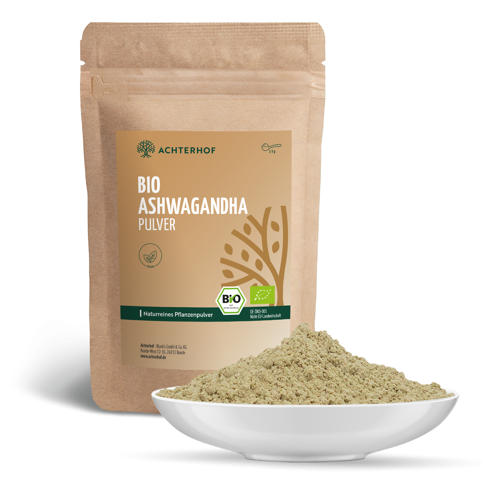 Bio Ashwagandha Pulver (250g)