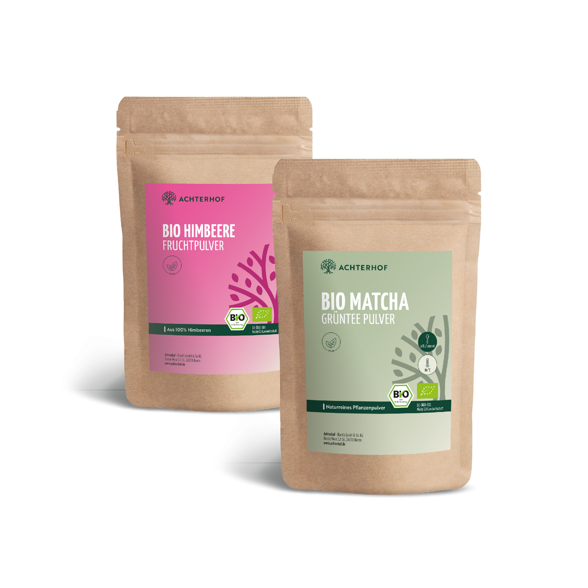 Bio Raspberry Matcha Set