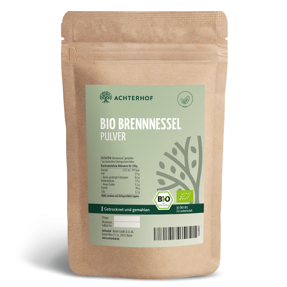 Brennnessel Pulver Bio (500g)