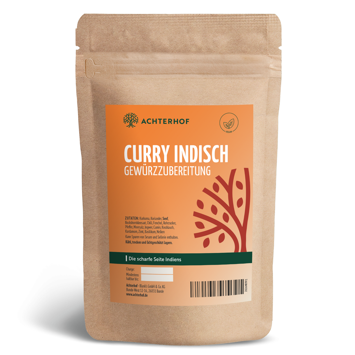 Curry Indisch Gewürzzubereitung (1000g)