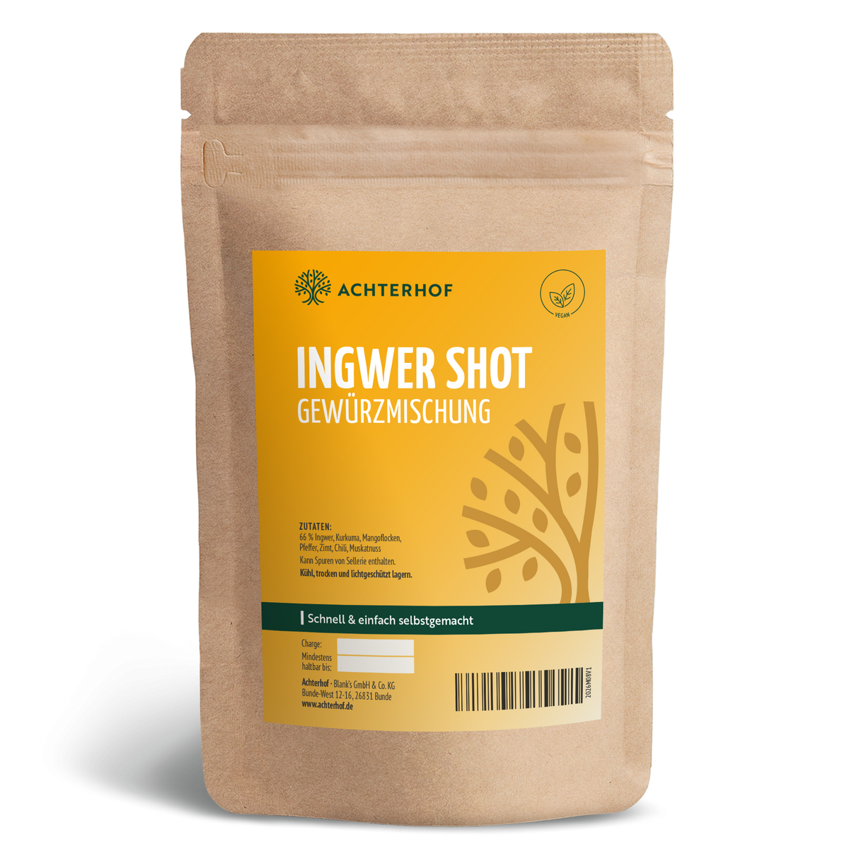 Ingwer Shot Gewürzmischung (100g)