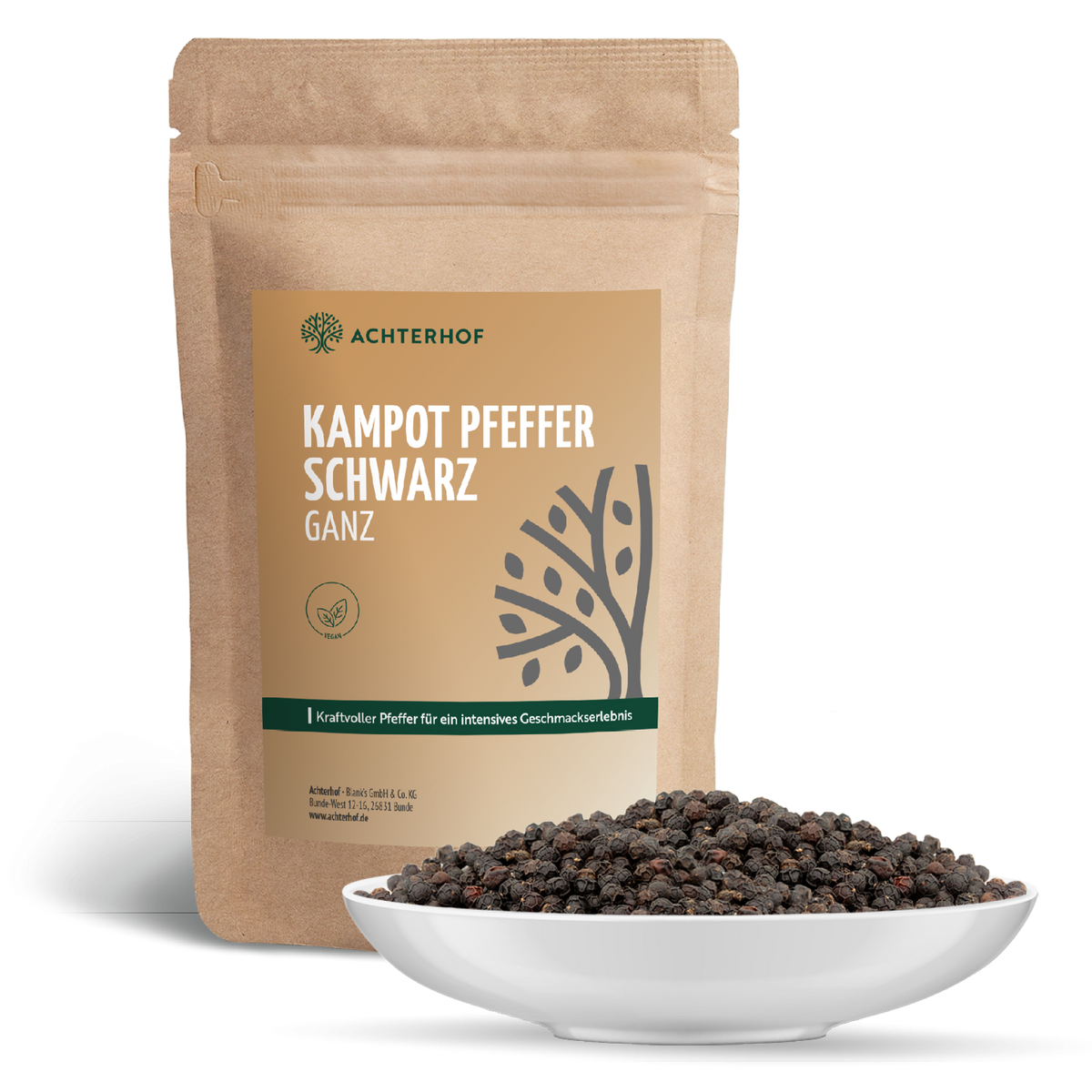 Kampot Pfeffer schwarz ganz (50g)