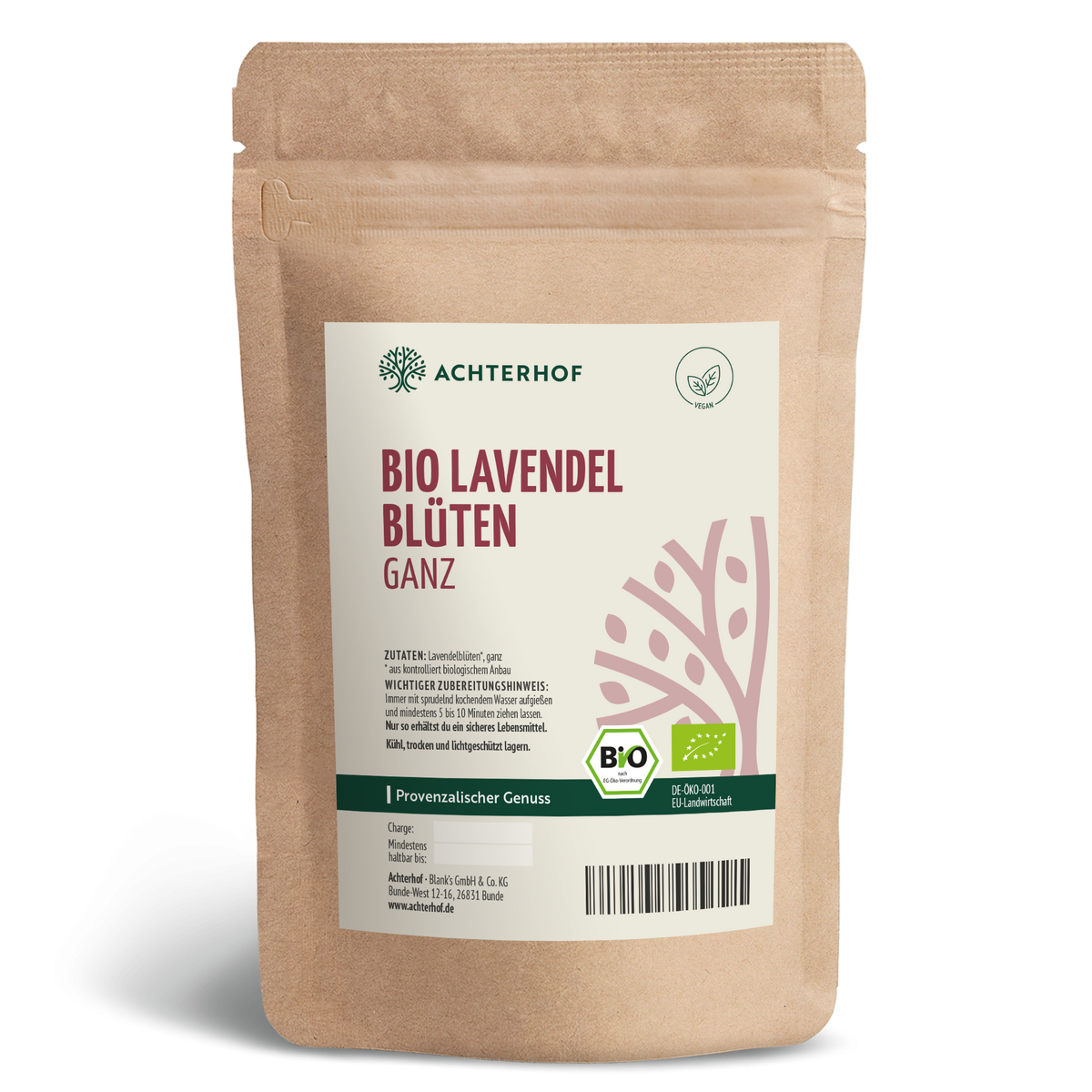 Lavendelblüten ganz Bio (250g)