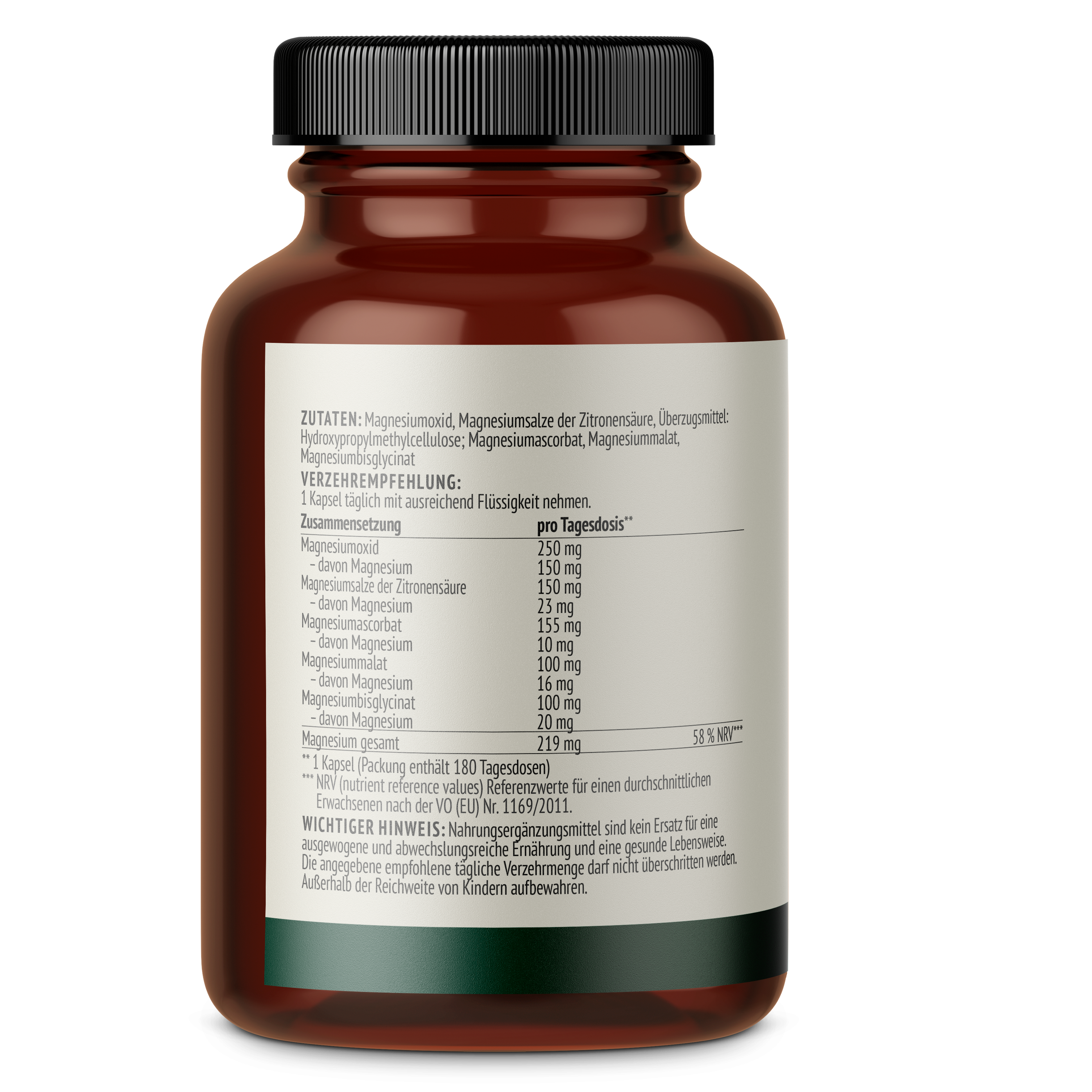 Magnesium Komplex (180 Kapseln)