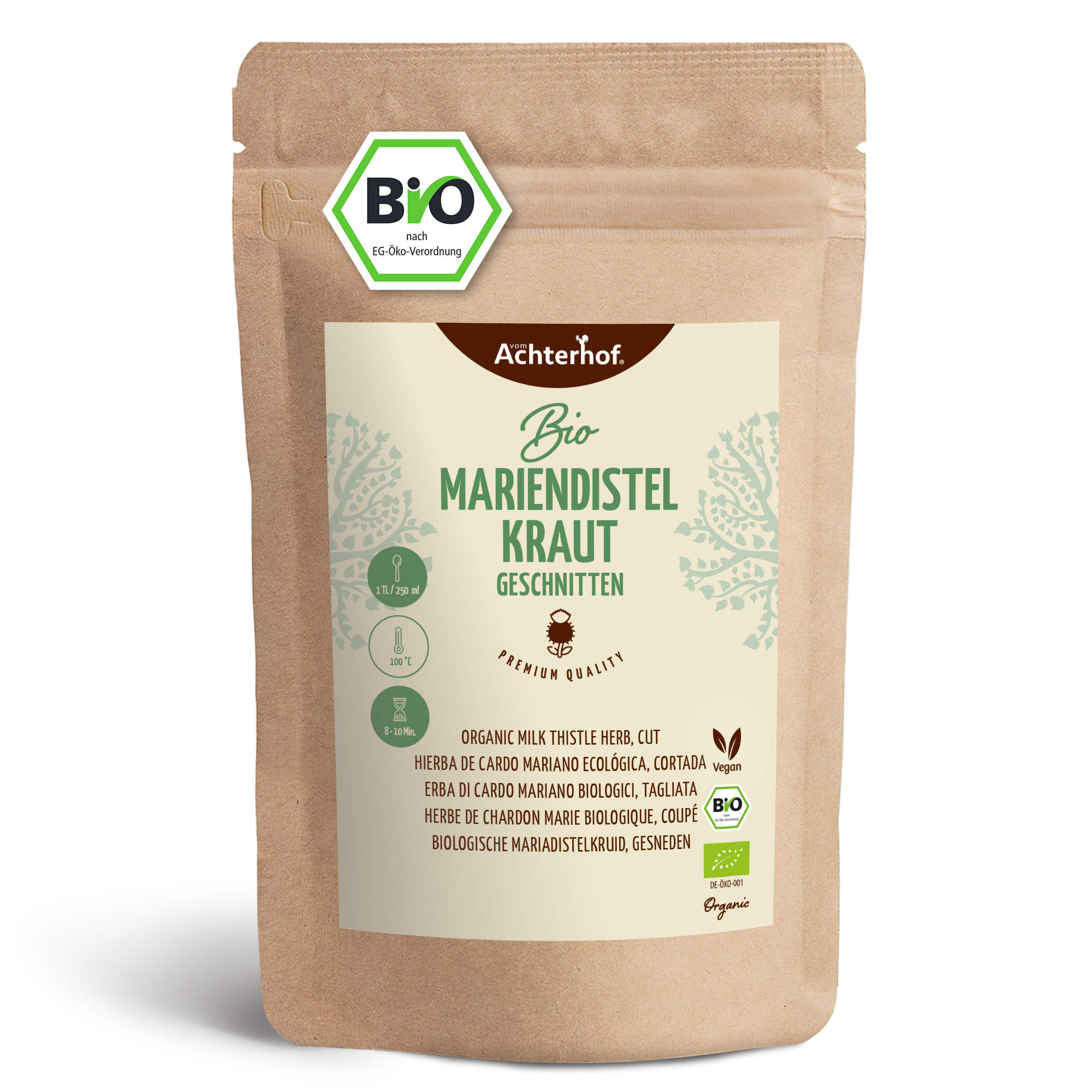 Mariendistelkraut geschnitten Bio (500g)