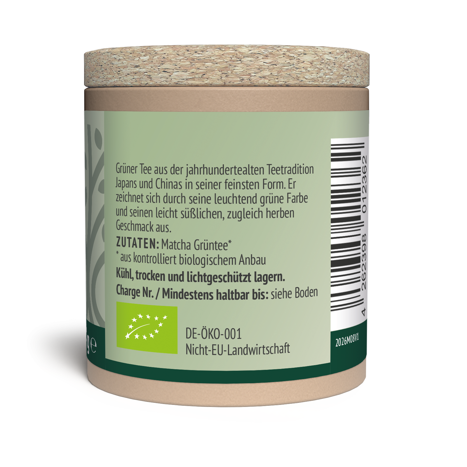 Bio Matcha Grüntee Pulver (50g)