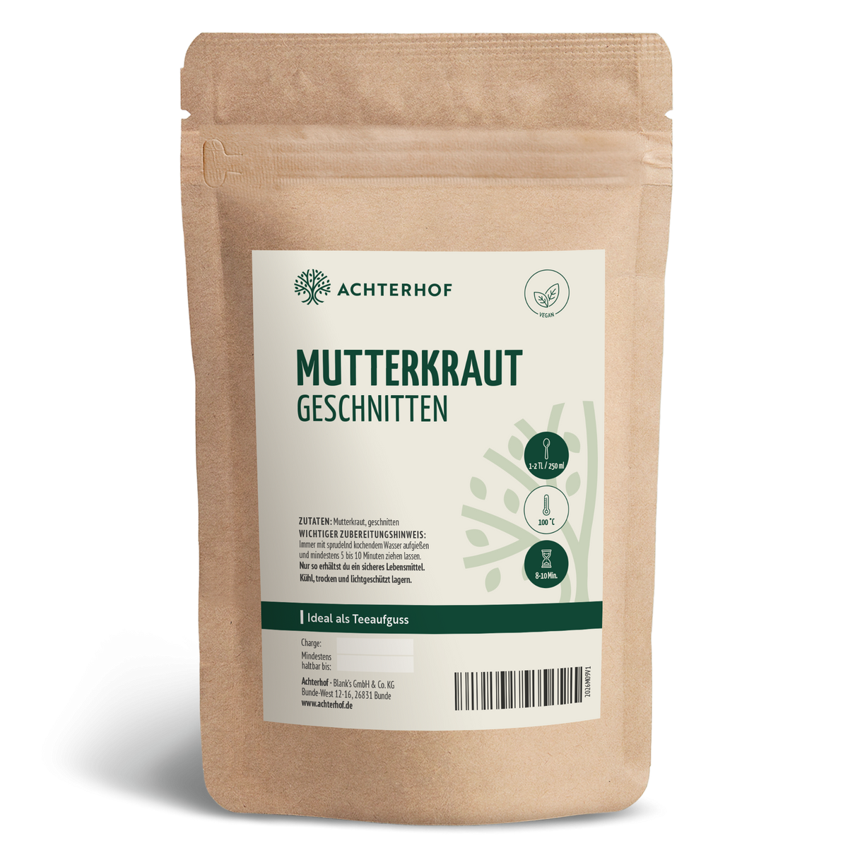 Mutterkraut geschnitten (250g)