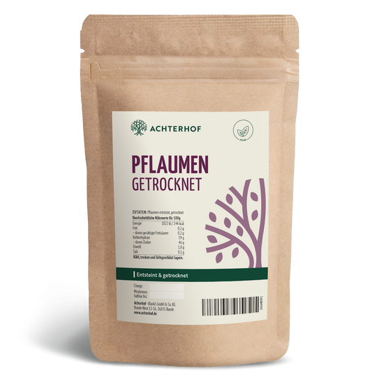 Pflaumen entsteint & getrocknet (500g)