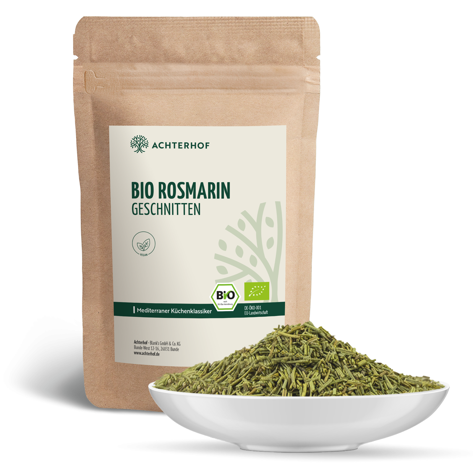 Bio Rosmarin geschnitten (250g)