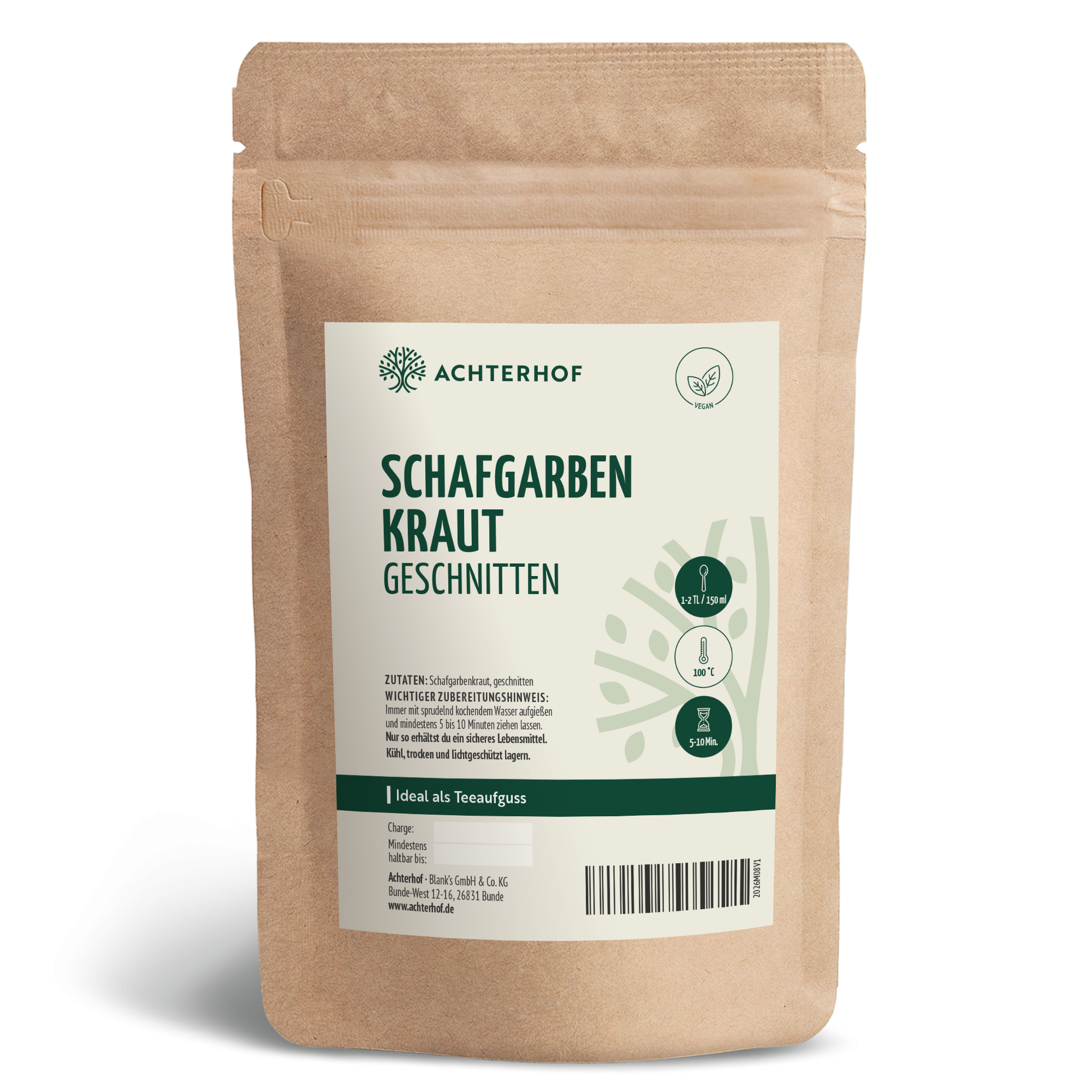 Schafgarbenkraut geschnitten (100g)