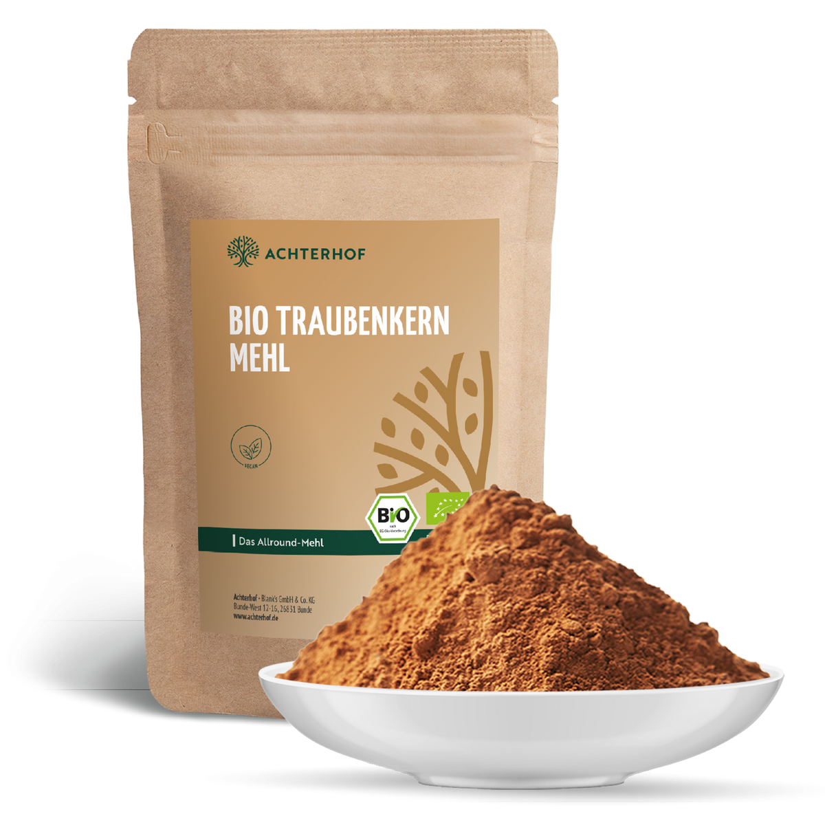 Traubenkernmehl Bio (1000g)