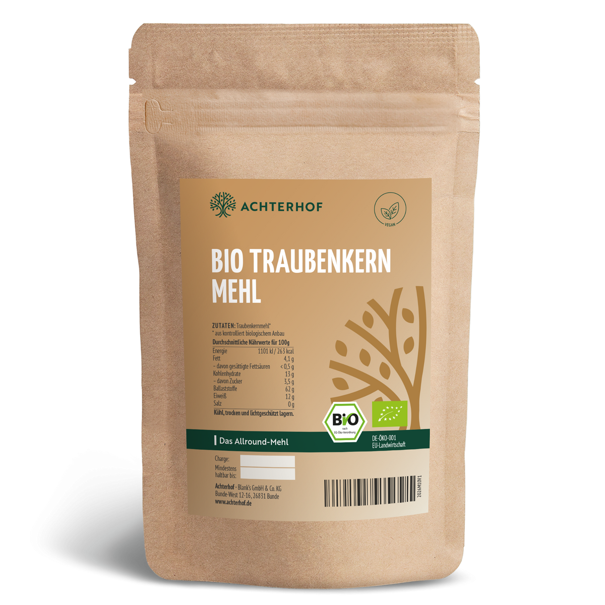 Traubenkernmehl Bio (250g)