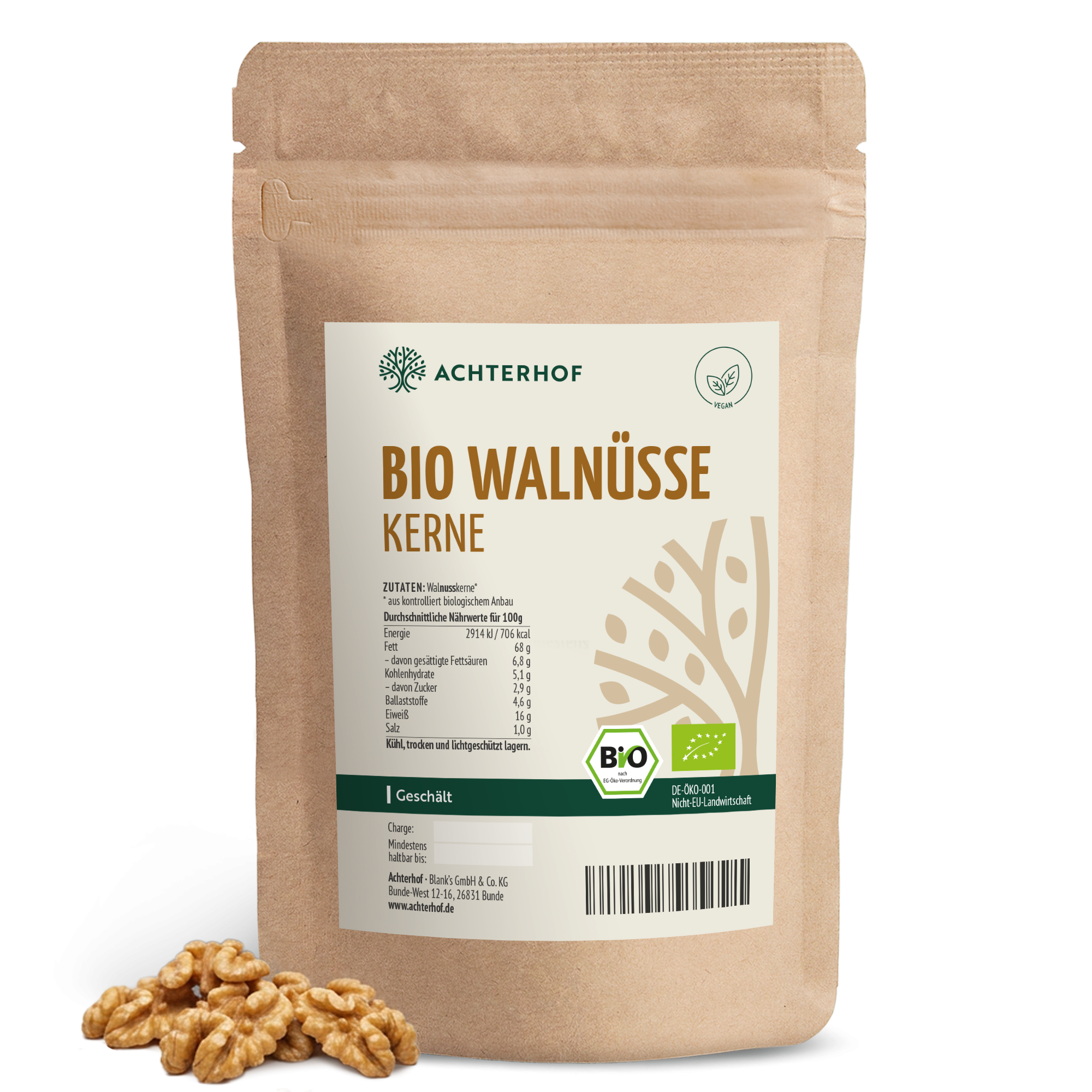 Bio Walnusskerne geschält (1000g)